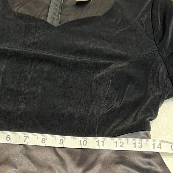 Vintage Y2K PRAISE HYMN Women's Formal Maxi Dress Short Sleeve Black Size XS - Picture 5 of 7